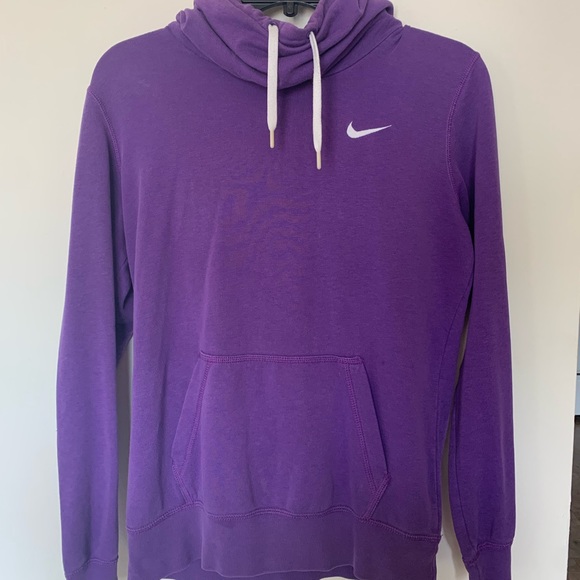 Nike purple cowl neck sweatshirt - Picture 1 of 2
